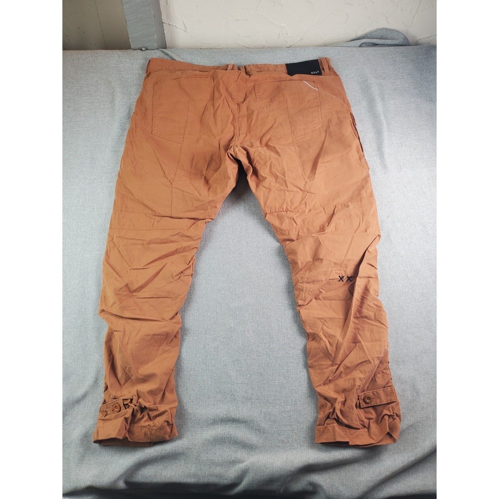Cult Of Individuality Rocker Cargo Pants Size 44x 31 Brown Slim Fit Streetwear - Picture 3 of 16